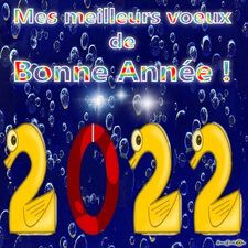 Carte virtuelle Bonne année 2022