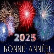 Jolie carte virtuelle bonne année 2025